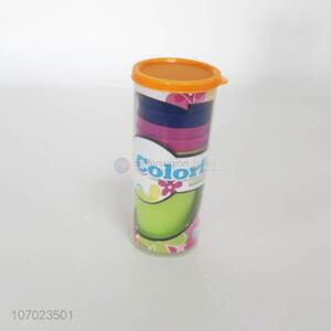 High quality wholesale 6pcs colorful plastic water cup