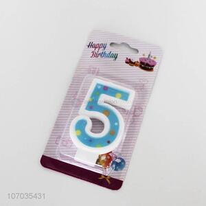 Suitable price fine 0-9 number candle happy birthday cake candle