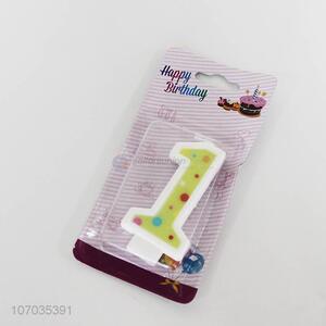 New Arrival Colorful Birthday Candle Best Number Candle