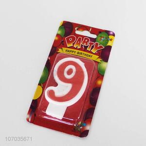 High-grade fine 0-9 number candle happy birthday cake candle