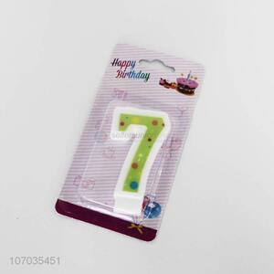 Factory direct sale happy birthday candle number candle for decoration