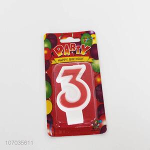 OEM happy birthday candle number candle for decoration