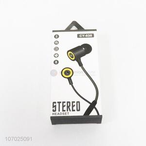 New Arrivals Black Stereo Headset Earphone