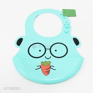 Top quality eco-friendly waterproof silicone baby feeding bibs