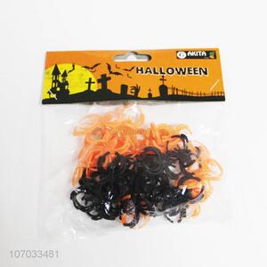 Contracted Design Halloween Spider Party Favors Plastic Black Spider Rings