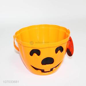 Custom Halloween Pumpkin Barrels With Light And Handle