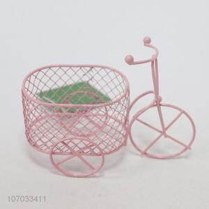 Wholesale creative metal bicycle candy box, makeup sponge drying holder