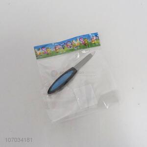 Low price nail art tools metal nail file with plastic handle