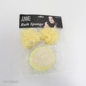 High quality bath set natural bath jute sponge bath ball