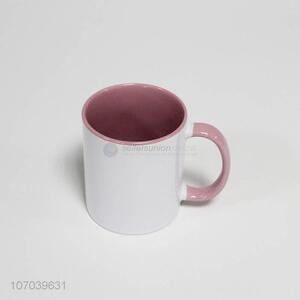 Hot selling two-tone glazed coffee mug ceramic cup
