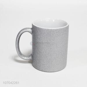 Wholesale creative silver glitter water cup ceramic mug