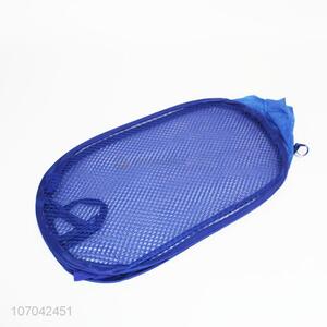 Good quality household folding dirty clothes basket mesh laundry basket
