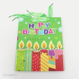Cheap customized happy birthday kids party paper gift bag