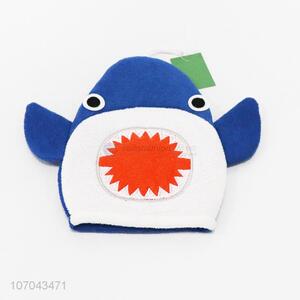 Creative Design Colorful Shark Shape Bath Gloves