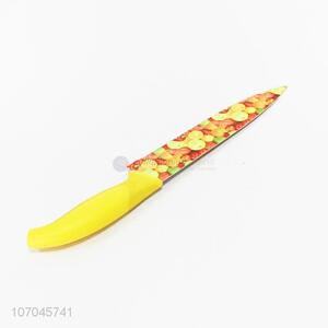 Reasonable price fruit printed stainless steel chef knife kitchen knife
