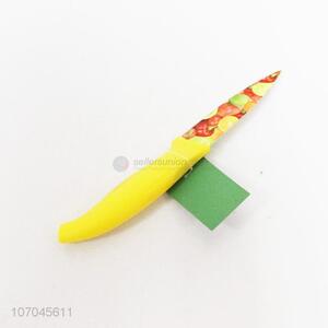 Wholesale deluxe fruit printed stainless steel chef knife kitchen knife
