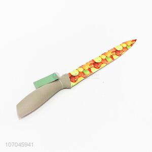 Good quality fruit printed stainless steel chef knife kitchen knife