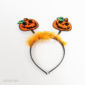 Best Price Halloween Headdress Halloween Party Smile Face Pumpkin Headband
