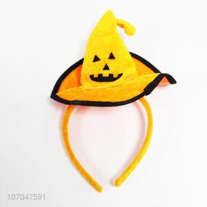 Wholesale Halloween Decoration Witch Pumpkin Headband Kids Hairband Party Hat