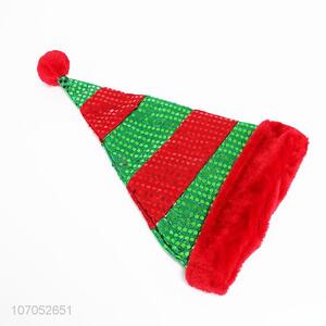 Good Quality Colorful Sequins Christmas Hat