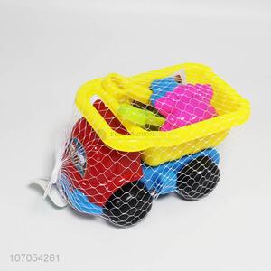 Factory price children beach sand toys sand models and truck set