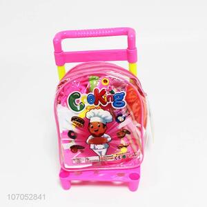 New products kids draw-bar box plastic <em>cooking</em> <em>toys</em> kitchen <em>toys</em>