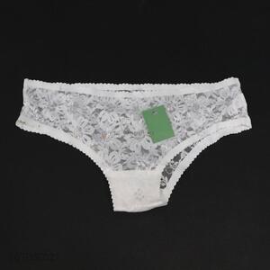 High-grade deluxe white thin sexy women lace panties women briefs