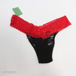 Premium quality ebreathable sexy underwear ladies t-back panties