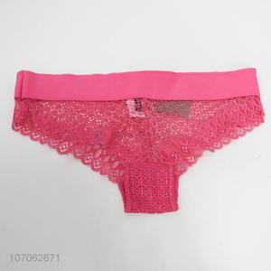 Popular design breathable sexy underwear ladies lace panties