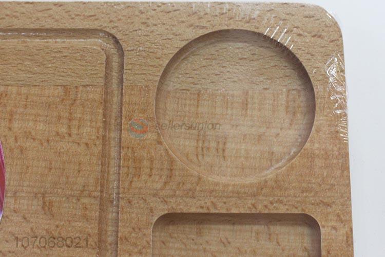 New Design Wooden Food Cutting Board Serving Tray Plate