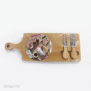 Fashion Design <em>Wooden</em> <em>Cutting</em> <em>Board</em> With 2 Pieces Cheese Knife Set