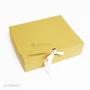Promotional high-grade solid color paper gift box packaging box