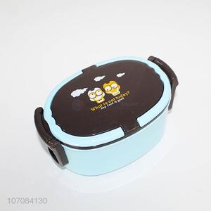 High quality food grade plastic lunch box with leakproof cover
