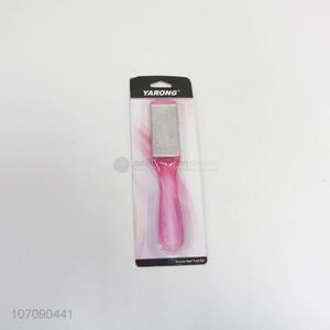 Low price plastic handle metal food file callus remover for foot care