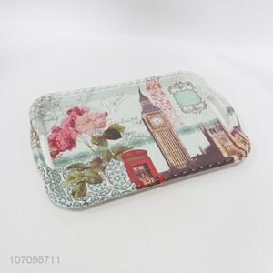 Wholesale newest fashion plastic food serving tray for restaurant