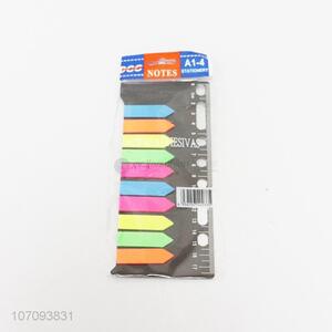 Good Sale Arrow Shape Colorful Note Pad Set