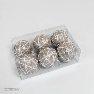 Good Sale 6 Pieces Christmas Decoration Foam Christmas Ball