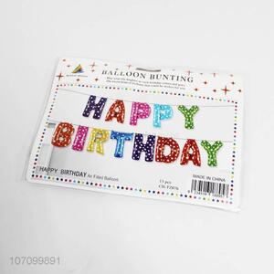 Most popular 13ps polka dot printed aluminum foil letter baloons