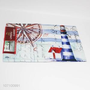 Good Quality Color Printing Rectangle Floor Mat