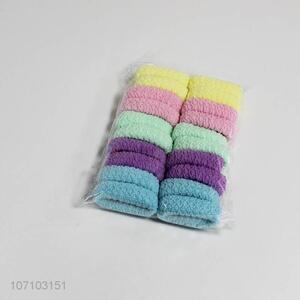 Most popular 20 pieces colorful wide nylon hair rings hair accessories