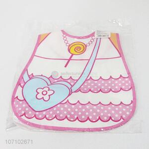 Wholesale cheap waterproof EVA baby feeding bib baby apron