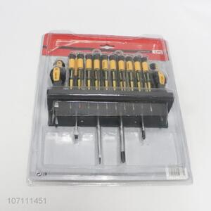 Premium quality professional hand tools 18 pieces metal screwdriver set