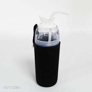 Custom Plastic Water Bottle With Straw