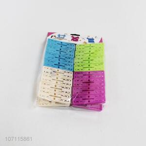 Wholesale 16 Pieces Plastic Clothespin Set