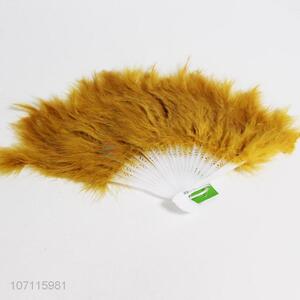 Wholesale ladies fancy dress costume dance feather hand fan