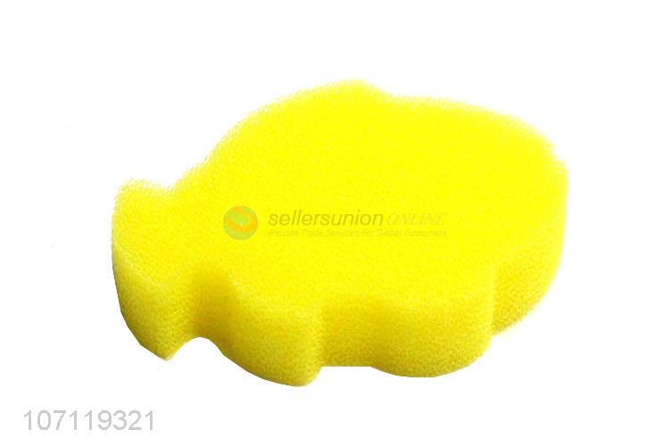 Lovely design cute fish shape kids bath sponge bath scrubber