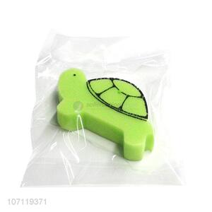 China manufacturer soft tortoise shape baby bath sponge shower sponge