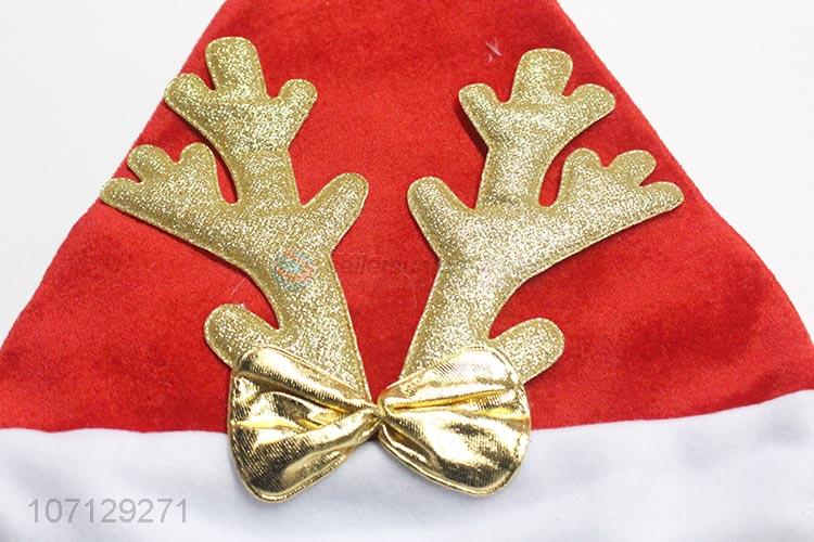 New Arrival Antler Bowknot Christmas Hat Santa Hats