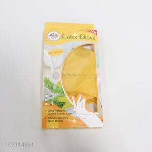 Best Price Kitchen Cleaning Wash Dishes Waterproof Latex Gloves