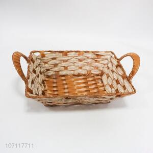 Suitable Price Household Vegetable Fruit Basket with Handle